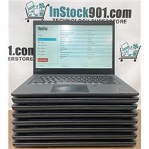 LOT 8 Lenovo ThinkPad T14 Gen 2i 14" 1080p i7-1165G7 2.8GHz 16gb RAM 256gb SSD
