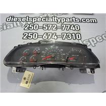 2000 2001 FORD F350 LARIAT 7.3 DIESEL ZF6 4X4 INSTRUMENT GAUGE CLUSTER  ( KMH )