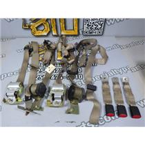 2000 2001 FORD F350 LARIAT 7.3 DIESEL ZF6 4X4 SEAT BELTS SET ( 6 PASSENGER ) OEM