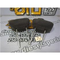 2001 2002 FORD F350 XLT 7.3 DIESEL AUTO 4X4 CLOTH HEADRESTS ( 2 ) EXT CAB FRONT