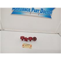 WOLF OVEN 822274 SET OF (4) RED KNOB GR,DF, SRT USED