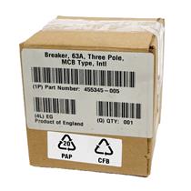 Eaton MEM MCH363 455345-005 63A 240V 10kA Triple Pole 3 Pole Type C MCB