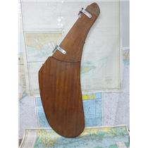 Boaters' Resale Shop of TX 2608 0104.01 WOODEN LIGHTING RUDDER ASSEMBLY ONLY