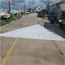 Gaff Mainsail w 6-5 Luff & Gaff Head 12-9  Boaters' Resale Shop TX 2608 0803.91
