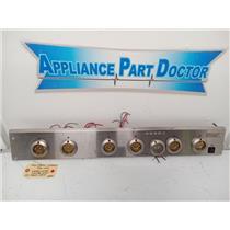 GE MONAGRAM OVEN WB56X10535 WB07X10795 WB25X10012 FRONT PANEL W/BEZELS USED