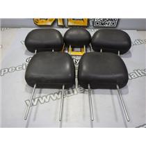 2008 2009 FORD ESCAPE LIMITED 3.0 V6 AUTO 4WD LEATHER HEADRESTS ( 5 ) BLACK OEM