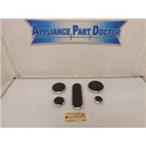 Frigidaire Range Model #FCRG3083ASA Burner Crown & Cap Set Used