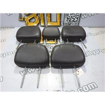 2008 2010 FORD ESCAPE LIMITED 3.0 V6 AUTO 4WD LEATHER HEADRESTS ( 5 ) BLACK OEM