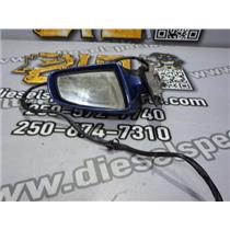 2002 2003 AUDI A4 SEDAN 3.0L V6 AWD AUTO PASSENGER SIDE VIEW MIRROR BLUE OEM