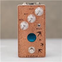 Anasounds Utopia mk1 Analog Delay Effects Pedal w/ Wood Top & Box #59844