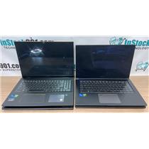LOT 4 AS-IS MSI NVIDIA GeForce MS-16S6 / MS-1591 i7-11 2.9GHz NO RAM NO SSD Read