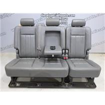 2006 2007 2008 DODGE RAM LARAMIE MEGACAB OEM REAR LEATHER SEAT (GREY) GOOD SHAPE