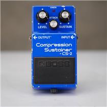 1984 Boss CS-2 Compression Sustainer MIJ Black Label Guitar Effects Pedal #59860