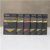 6 Roland SN-R8-0, R8-02, R8-03, R8-06, R8-07, R8-08 Sound Cards #59888