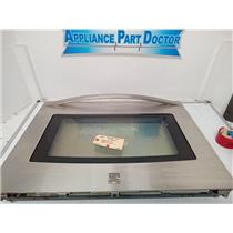 KENNMORE OVEN 318304173 318915902 COMPLETE SS DOOR WITH BADGE USED OEM