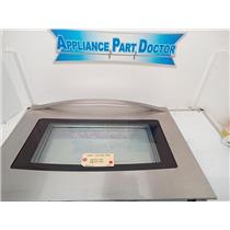 KENMORE OVEN 318304196 318915902 LOWER COMPLETE DOOR SS USED OEM