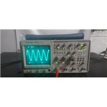 Tektronix 2465B 400 MHZ 4 Channel Oscilloscope- Broken Power Button