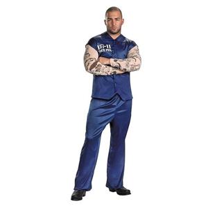 Tattooed Convict Plus Size Adult Costume XXL 50-52