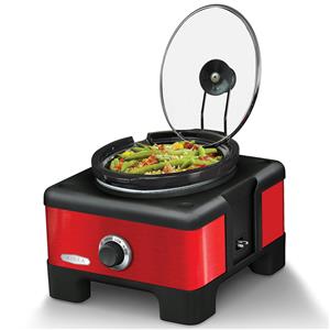 BELLA 14007 Stackable Slow Cooker 2.5 Quart Red - linkable system, NEW in Box