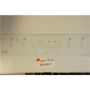 AMANA Stove 306226W Glass, Control   USED PART