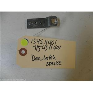 ELECTROLUX FRIGIDAIRE DISHWASHER 154511401 7154511401 DOOR LATCH STRIKE USED