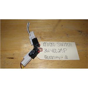 3W40025P LG switch micro REFRIGERATOR (THIS AUCTION IS FOR 1 SWITCH ONLY)