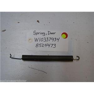 WHIRLPOOL DISHWASHER W10337934 8524473 DOOR SPRING USED PART ASSEMBLY