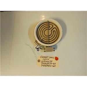 Magic Chef  STOVE 7406P074-60  12500039  7406P053-60 Element, Small 1200W   used