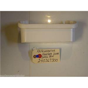 REFRIGERATOR 240367300   FREEZER DOOR SMALL BIN USED