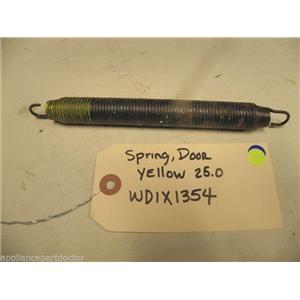 DISHWASHER WD1X1354 YELLOW 25.0 DOOR SPRING USED PART ASSEMBLY