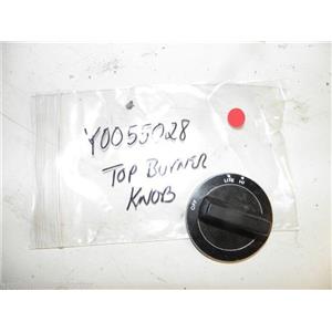 MAYTAG GAS STOVE Y0055028 TOP BURNER KNOB USED PART ASSEMBLY