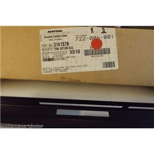 MAYTAG STOVE 314137B Trim, Bottom (blk)  NEW IN BOX