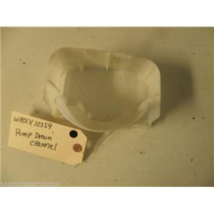 GE WASHER WH01X10359 PUMP DRAIN CHANNEL USED PART ASSEMBLY
