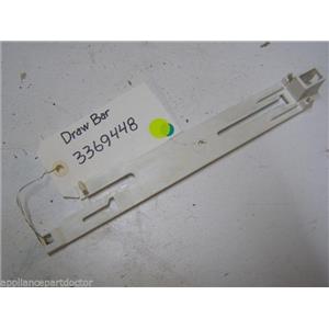 WHIRLPOOL DISHWASHER 3369448 DRAW BAR USED PART ASSEMBLY