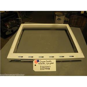 REFRIGERATOR 2172748 2223307 2223308 Crisper cover w/slide w/o glass