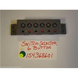 FRIGIDAIRE DISHWASHER 154368601  Switch-selector,6 Button  USED PART
