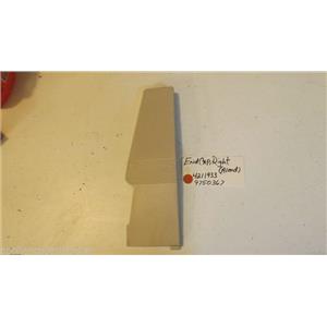 KITCHEN AID OVEN  4211933  9750367  End Cap (right Hand) (almond) used part