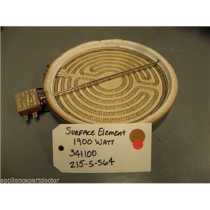 STOVE 341100 215-5-564 Surface Element 1900 Watt   used