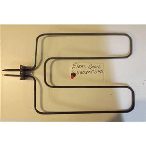 FRIGIDAIRE STOVE 5303051140  Elem Broil  used part