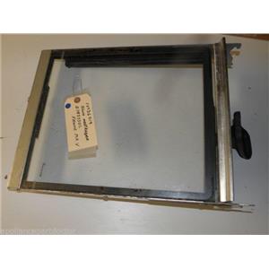 AMANA REFRIGERATOR 10036019 D7853302 MEAT KEEPER SHELF, GLASS W/SLIDES, FRAME MK