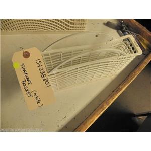 FRIGIDAIRE DISHWASHER 154238801 WHITE SILVERWARE BASKET USED PART