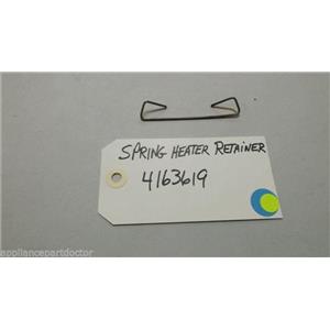 KITCHEN AID Dishwasher 4163619  Spring, Heater Retainer  USED PART