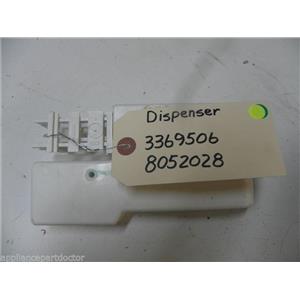 KENMORE DISHWASHER 3369506 8052028 DISPENSER USED PART ASSEMBLY