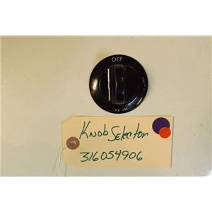 FRIGIDAIRE  STOVE 316054906     Knob-selector    USED