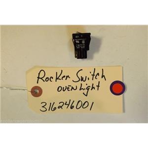 KENMORE STOVE 316246001  316448700  Range oven light rocker switch 2 prong used