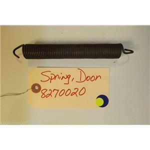 WHIRLPOOL DISHWASHER 8270020  Spring, Door Balance USED PART