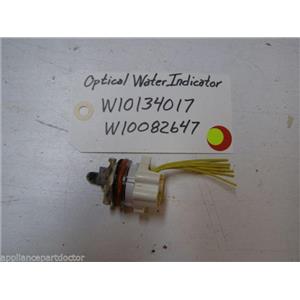WHIRLPOOL DISHWASHER W10134017 W10082647 OPTICAL WATER INDICATOR USED ASSEMBLY