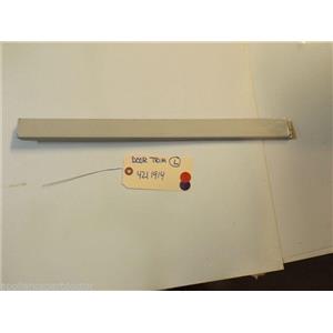 KITCHENAID STOVE 4211914 Trim, Door-left (almond)   USED