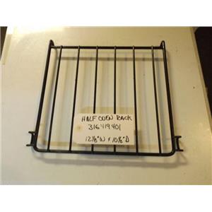 KENMORE 316419401 Half oven rack 12 1/8"W x 10 1/2"D    USED