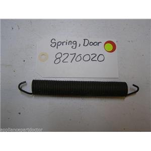 KENMORE DISHWASHER 8270020 DOOR SPRING USED PART ASSEMBLY